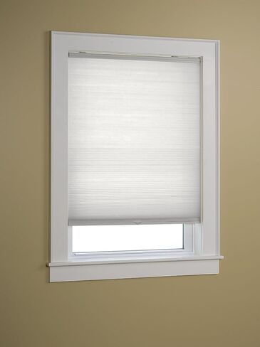 EZ-Glide 1" Cordless Cellular Shade - Size: 26x64 Color: White in Saudi Arabia