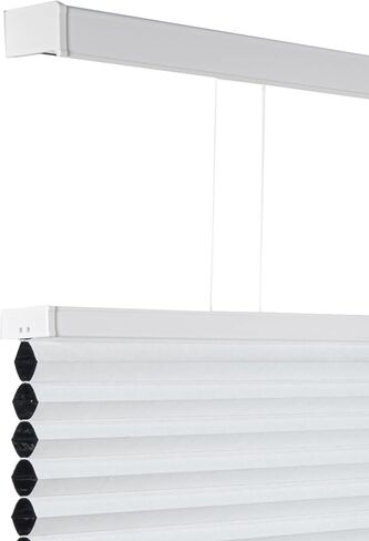 CHICOLOGY Cellular Shades, Top Down Bottom Up Shades, Blinds for Windows, Window Shades for Home, Door Blinds, Window Coverings, Cellular Blinds,Simply White - Blackout, 28.25" W x 48" H in Kuwait
