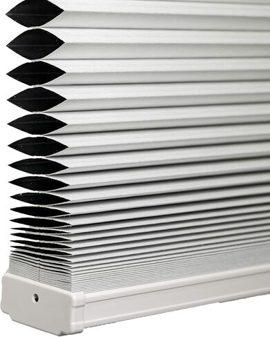 CHICOLOGY Cellular Shades, Top Down Bottom Up Shades, Blinds for Windows, Window Shades for Home, Door Blinds, Window Coverings, Cellular Blinds,Simply White - Blackout, 28.25" W x 48" H in Kuwait