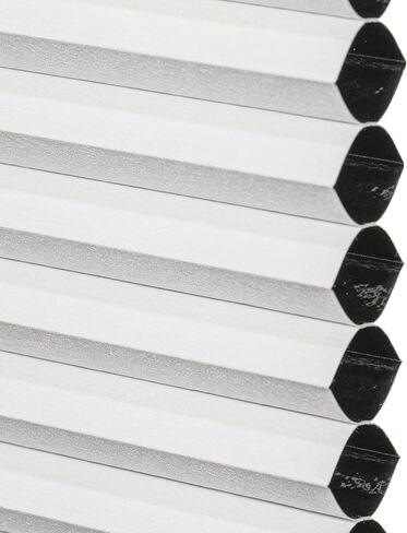 CHICOLOGY Cellular Shades, Top Down Bottom Up Shades, Blinds for Windows, Window Shades for Home, Door Blinds, Window Coverings, Cellular Blinds,Simply White - Blackout, 28.25" W x 48" H in Kuwait