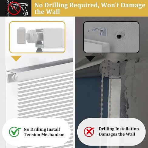 Shade&Beyond No Drill No Tools 20" W X 36" H White Blackout Cellular Shades Easy to Install for Indoor Windows Cordless Honeycomb Blinds Thermal Insulated Noise Reduction,Custom Size in Saudi Arabia