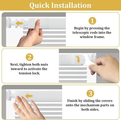 Shade&Beyond No Drill No Tools 20" W X 36" H White Blackout Cellular Shades Easy to Install for Indoor Windows Cordless Honeycomb Blinds Thermal Insulated Noise Reduction,Custom Size in Saudi Arabia
