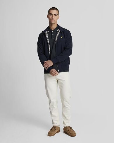 قميص بولو رجالي من Lyle & Scott (XL) (كحلي داكن/أبيض) in Kuwait
