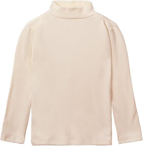 Mud Kingdom Girls Mock Neck Long Sleeve T-Shirt Soft Solid Color Tee Spring Fall 3T- Size 8 in Kuwait