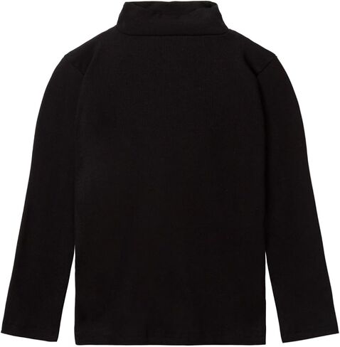 Mud Kingdom Girls Mock Neck Long Sleeve T-Shirt Soft Solid Color Tee Spring Fall 3T- Size 8 in Kuwait
