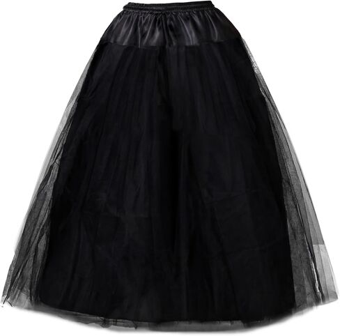 *daisysboutique* Hoopless Petticoat Crinoline Multi Layers A-Line White Tulle Underskirt Slips for Bridal Wedding Dress in Saudi Arabia