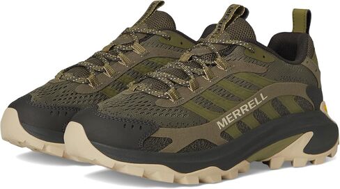 Merrell Men's Moab Speed 2 Hiking Shoe, Olive, 10.5 in Kuwait