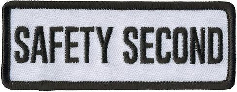 Hot Leathers PPL9793 Safety Second 4"x 2" Patch - 4 Width x 2 Height Inches in Kuwait