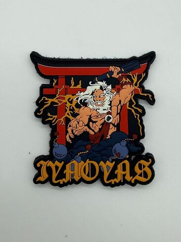 IYAOYAS Zeus PVC Patch, Hook and Loop, 4" in Kuwait
