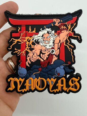 IYAOYAS Zeus PVC Patch, Hook and Loop, 4" in Kuwait