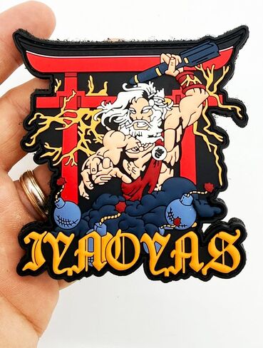 IYAOYAS Zeus PVC Patch, Hook and Loop, 4" in Kuwait