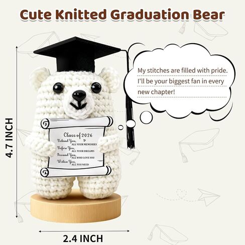 Kindergarten pre k 5th 8th Grade Graduation Gifts 2026 Graduation Bear Gifts for Boys Girls Her Him College High Middle School Bear Decor for Women Men Friend Students from Mom Dad Teacher in Saudi Arabia