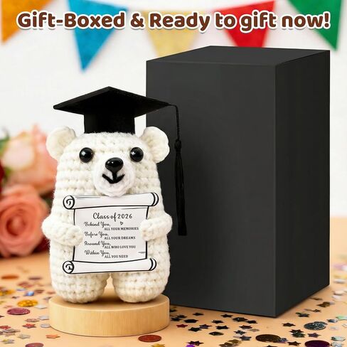 Kindergarten pre k 5th 8th Grade Graduation Gifts 2026 Graduation Bear Gifts for Boys Girls Her Him College High Middle School Bear Decor for Women Men Friend Students from Mom Dad Teacher in Saudi Arabia