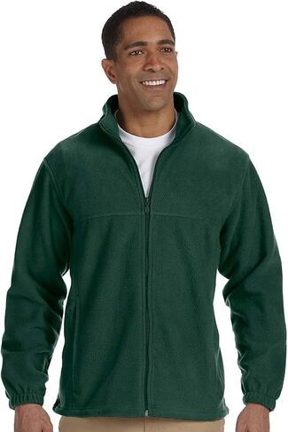 Harriton Men's Full Zip Midweight Fleece Pullover, Hunter in Kuwait