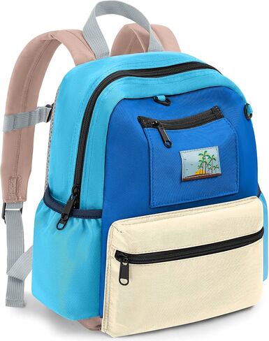 Toddler Backpack for Boys 2-5: Kids Backpack Preschool Kindergarten Daycare Backpack, Green Grey in Kuwait