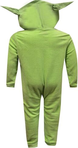 Boys Star Wars Mandalorian Grogu In The Galaxy Hooded One Piece Pajama in Saudi Arabia