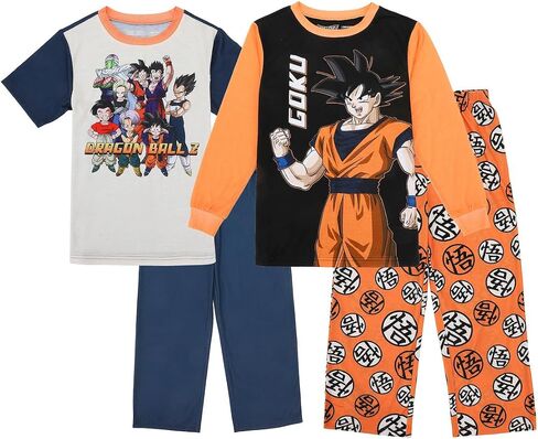 Bioworld Dragon Ball Z Group Shot Boy's 4-Pack Pajama Set in Kuwait