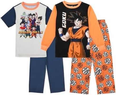 Bioworld Dragon Ball Z Group Shot Boy's 4-Pack Pajama Set in Kuwait
