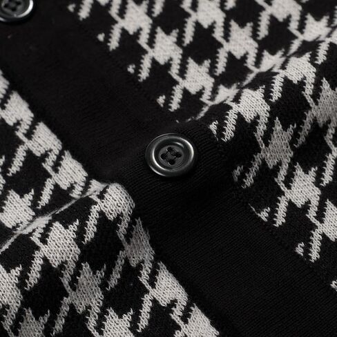 قمصان OXKNIT للرجال بأكمام قصيرة وأزرار سفلية كلاسيكية محبوكة ومطرزة على شكل قلب، قميص بولو أسود in Kuwait