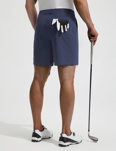 baleaf Men's Causal Short 7"/9" Golf Shorts Men Dress 5 Pockets Stretch Lightweight Work Athletic Short Zipper Fly Front in Kuwait