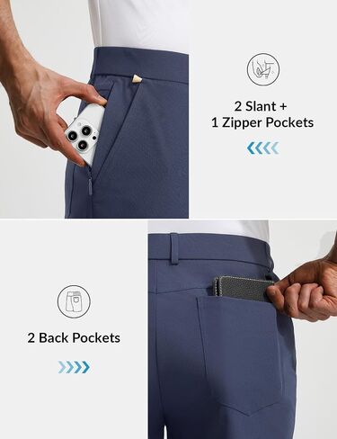 baleaf Men's Causal Short 7"/9" Golf Shorts Men Dress 5 Pockets Stretch Lightweight Work Athletic Short Zipper Fly Front in Kuwait