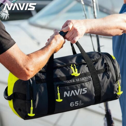 Sailing Duffel – High-Capacity Waterproof Dry Bag for Watersports and Fishing(Black,65L) in Saudi Arabia