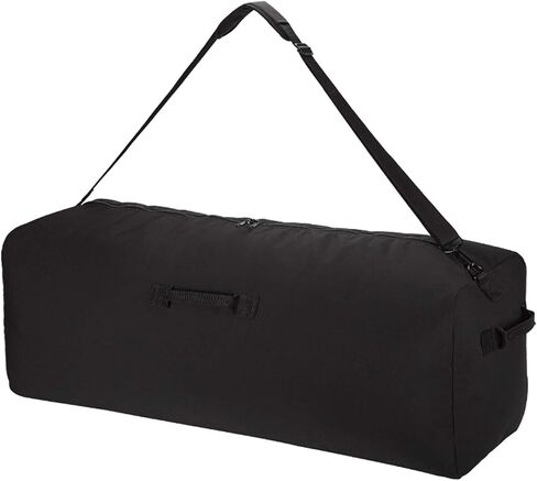 42 Inch Canvas Duffel Bag 150L Extra Large Luggage Duffle for Travel Sport and Camping - Black in Saudi Arabia