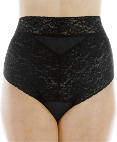 Wearever 1-Pack Women's Black Lovely Lace Regular Absorbency Incontinence Panties 150 ml 3X (Fits Hip 49-51") in Saudi Arabia