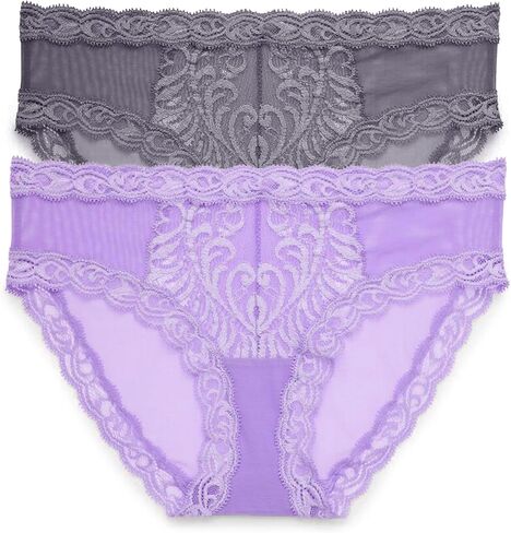 Natori Women's Feathers Lace Hipster 2 Pack 753023P2 in Kuwait