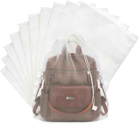 Dust Bags for Handbags, 12-Pack 15.7x19.7 Inch Multi-Purpose Reusable Organizers for Purses, Shoes, Closet & Travel in Saudi Arabia