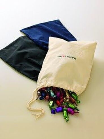 (3 Pack) Set of 3- Reusable Cotton Shoe Bags with Drawstring (Black) in Saudi Arabia