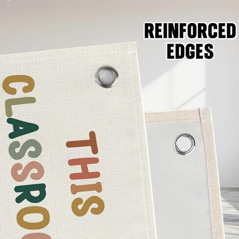 Boho Classroom Decor Cute Neutral Classroom Must Haves Wall Decor Back to School Signs Classroom Decorations This Classroom Is Better With You In It Wall Hanging Banner Decor 20x30 Inch in Saudi Arabia