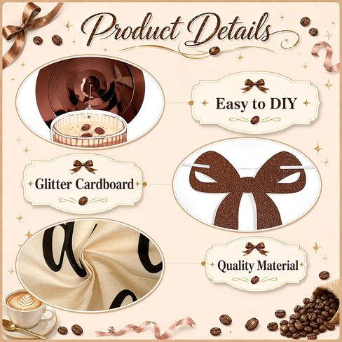 A Tini Bit Older Birthday Decorations Set, Espresso Martini Party Decor with She's a Tini Bit Older Backdrop Banner Hanging Swirls for Women Girls Cocktail Night Bridal Shower Party Supplies in Saudi Arabia