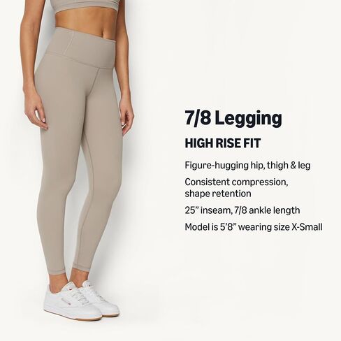 Amazon Essentials Women's Formflex High Rise Buttery Soft 7/8 Length Yoga Legging with 25" Inseam in Kuwait