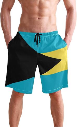 Cindly Mens Swim Trunks Beach Board Shorts Mesh Lining Swimwear Bathing Suits with Pockets in Saudi Arabia