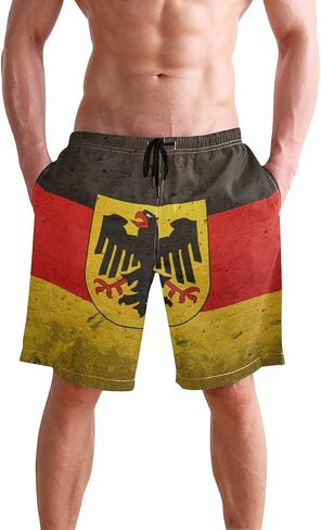 Cindly Mens Swim Trunks Beach Board Shorts Mesh Lining Swimwear Bathing Suits with Pockets in Saudi Arabia