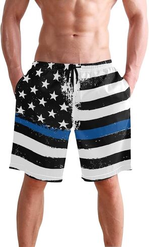 Cindly Mens Swim Trunks Beach Board Shorts Mesh Lining Swimwear Bathing Suits with Pockets in Saudi Arabia