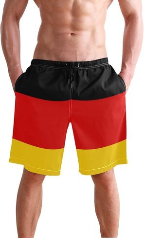 Cindly Mens Swim Trunks Beach Board Shorts Mesh Lining Swimwear Bathing Suits with Pockets in Saudi Arabia