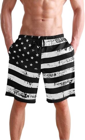Cindly Mens Swim Trunks Beach Board Shorts Mesh Lining Swimwear Bathing Suits with Pockets in Saudi Arabia