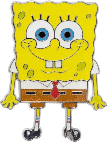 SpongeBob SquarePants Blind Box Glitter Enamel Pin Series, Mystery Character SpongeBob, Sandy, Patrick, Gary, Squidward, Mermaidman, Barnacle Boy or Mrs Puff in Kuwait