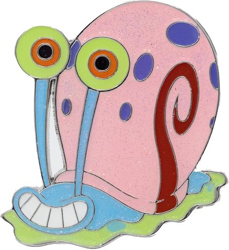 SpongeBob SquarePants Blind Box Glitter Enamel Pin Series, Mystery Character SpongeBob, Sandy, Patrick, Gary, Squidward, Mermaidman, Barnacle Boy or Mrs Puff in Kuwait