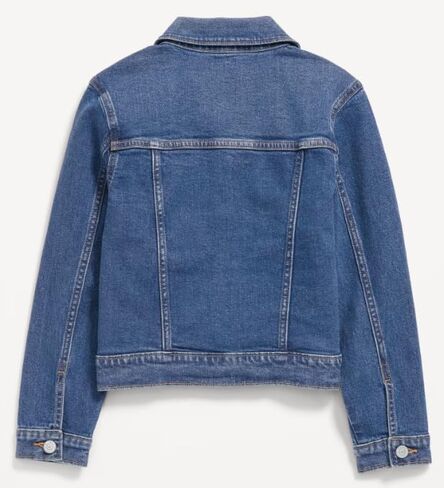 Chicbaby Kids Denim Jean Jacket for Boys & Girls, Classic Blue Button-Up Outerwear with Pockets, Lightweight Coat for Spring in Saudi Arabia