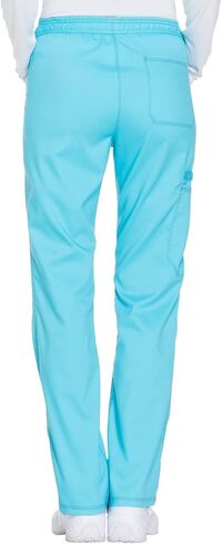 Dickies Essence Mid Rise Straight Leg Drawstring Pant, DK106, M, Turquoise in Kuwait