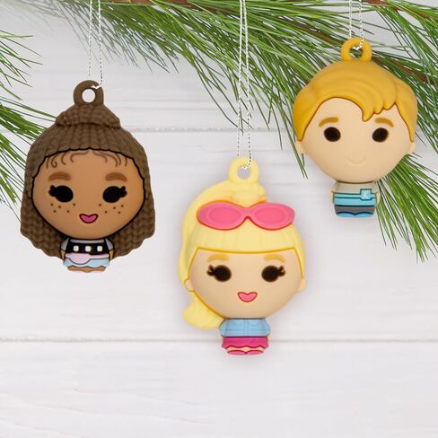 Hallmark Mini Christmas Ornaments, Barbie Miniature Ornaments, Shatterproof, Set of 6, Gifts for Barbie Fans in Saudi Arabia