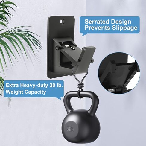 4 Pack Adhesive Curtain Rod Holders, Black | No Drill, Self Adhesive Wall Mount, Renter Friendly, Fits Rods Up to 0.78 Inch in Saudi Arabia