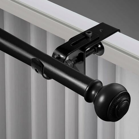 fit for 0.7-2 inches Rectangle Headrail Set of 4 No Drill and Tools Required.Outside Mounted Blinds Curtain Rod Bracket (4) in Kuwait