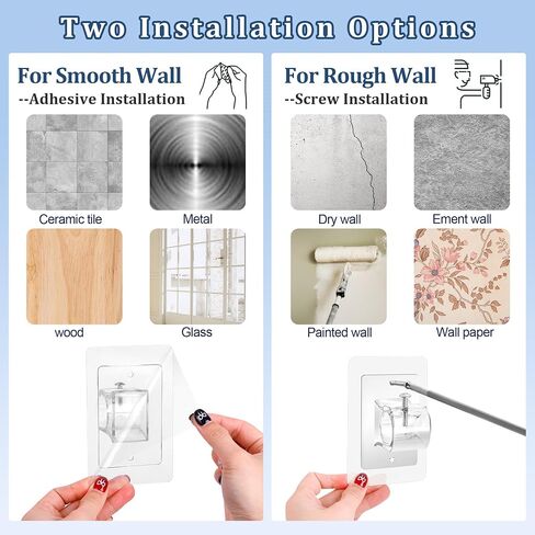 6PCS Self Adhesive Curtain Rod Holder No Drilling,No Drill Curtain Rod Brackets,Renter Friendly Draper Rod Hook,Nail Free Adjustable Non Screw Drapery Pole for Apartment Window Wall Door Ceiling Mount in Saudi Arabia