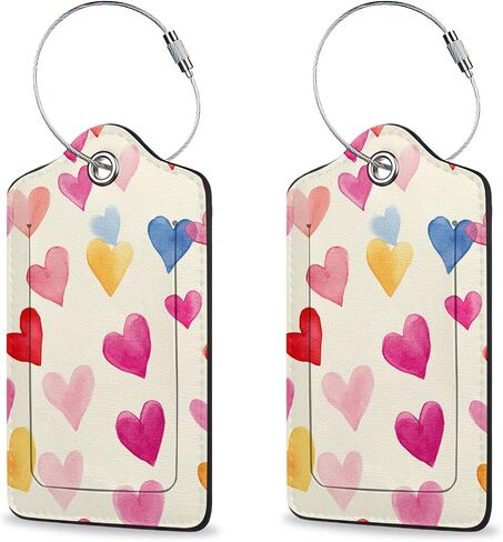 Retro Cassette Tape Luggage Tag for Suitcase, Cute Unique Leather Bag Tags Identifiers Privacy Cover ID Label with Durable Steel Loop for Women Men Kids Girls Travel in Saudi Arabia