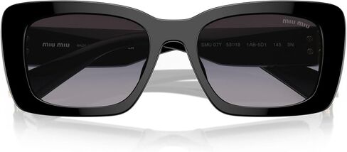 Miu Miu SMU 07YS Black/Grey Shaded 53/18/135 women Sunglasses in Saudi Arabia