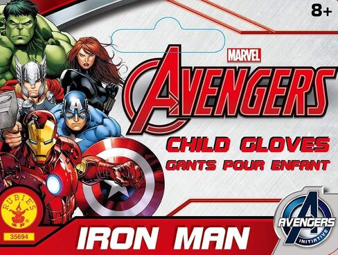 Rubies Marvel Avengers Assemble Iron Man Gloves, Child Size in Kuwait